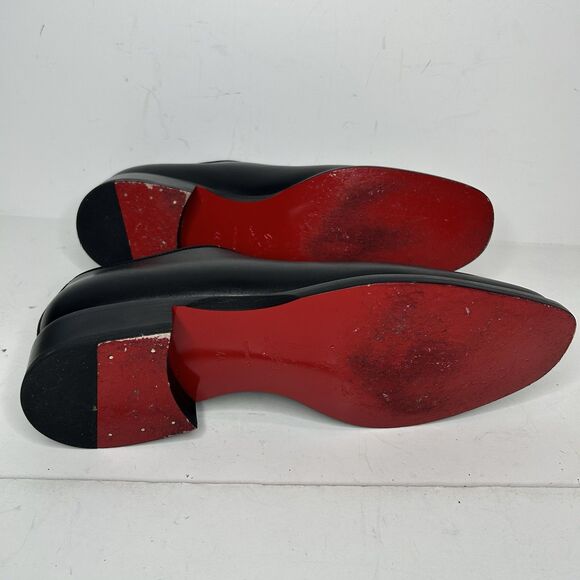 Christian Louboutin Chambeliss Leather Oxford Men\'s Size 44 Black main image 4